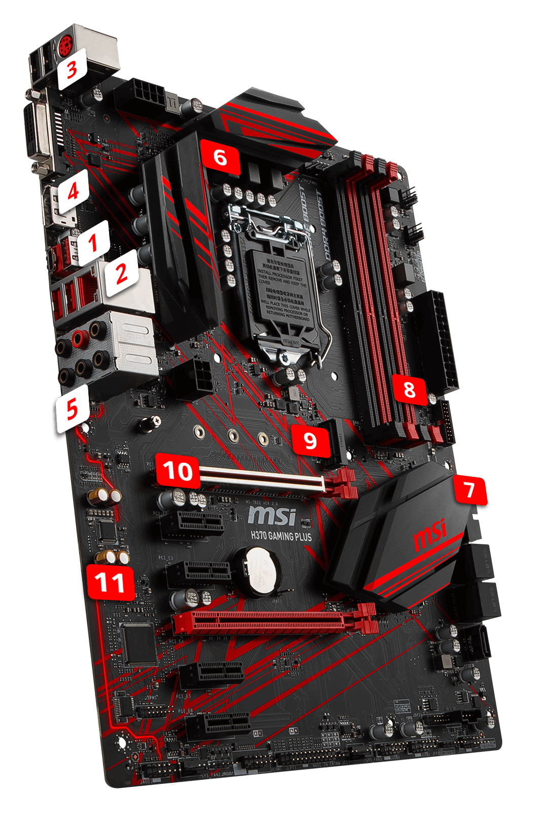 MSI H370 GAMING PLUS overview