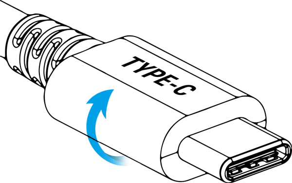 Beidseitig verwendbarer Anschluss USB Typ-C